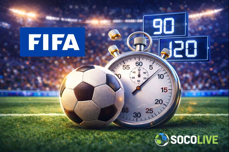 Một Trận Bóng Đá Kéo Dài Bao Lâu? Thời Gian Chuẩn FIFA